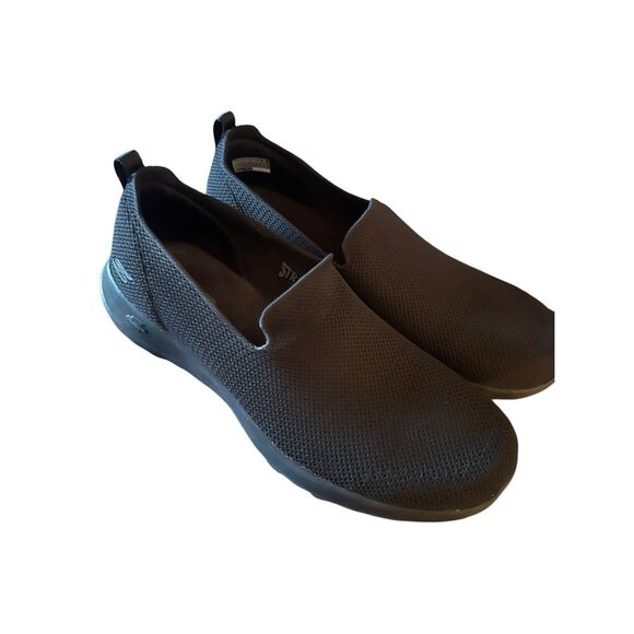 Skechers Mens Black Stretch Fit Go-Walk Slip-On Comfort Shoes Size 9.5 - Picture 1 of 16